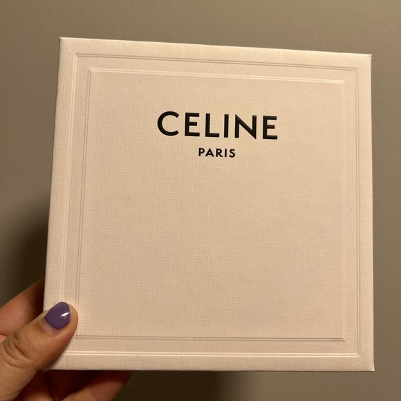 CELINE Coin & Card Pouch purse in Triomphe Canvas w Hook Brand new w tags/box - Picture 4 of 11